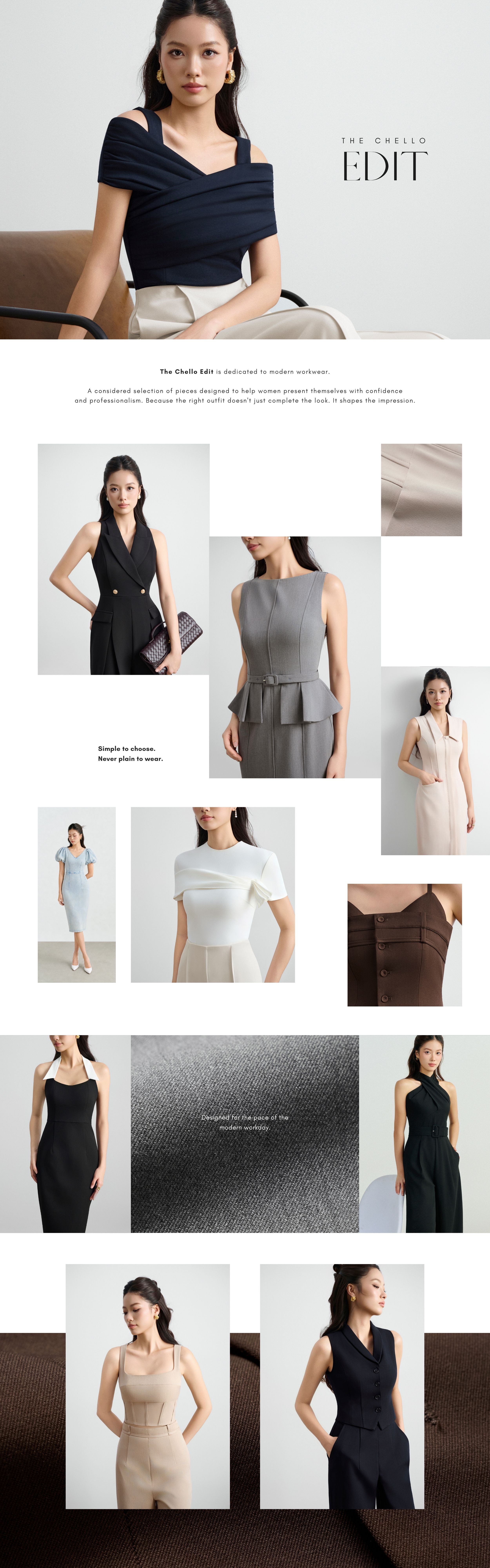 A Curated Workwear Line. Dedicated to modern workwear.