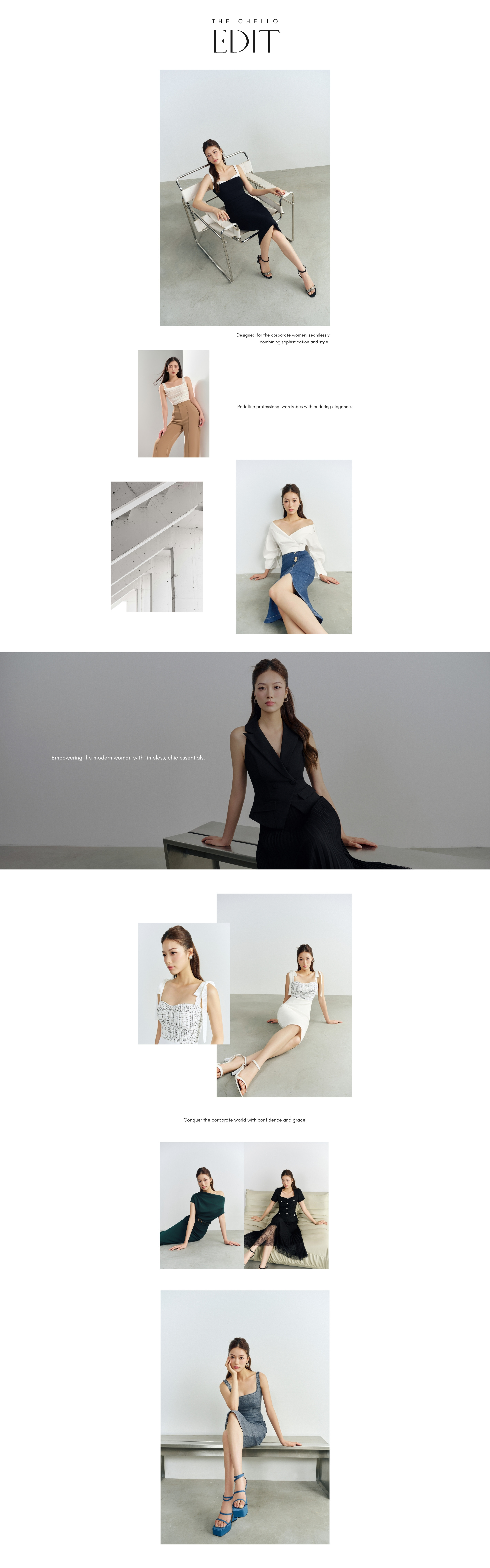 Designed for the corporate women, seamlessly combining sophistication and style.