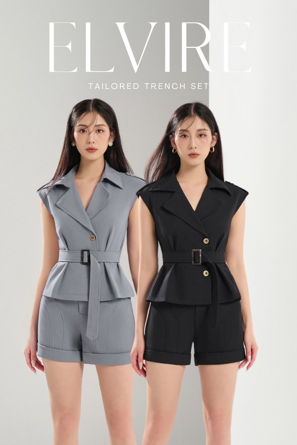 Elvire Tailored Trench Set