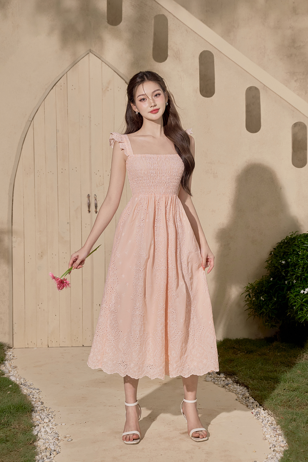 Next coral lace store dress