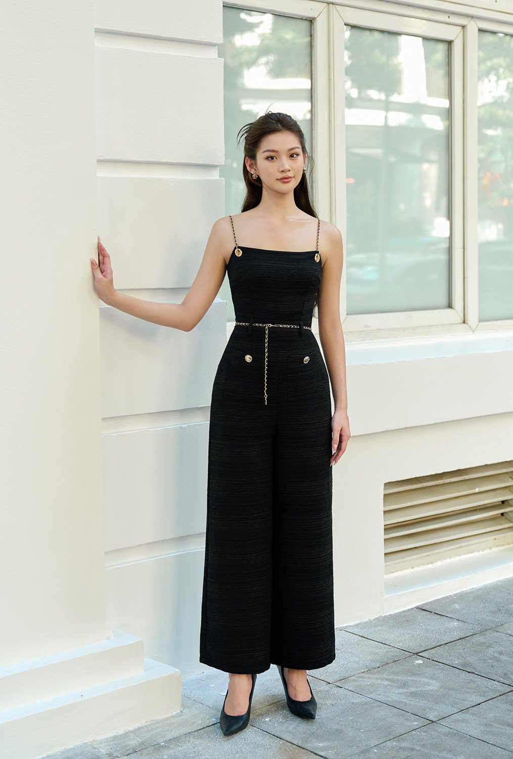 maaa♡herlipto Frilled Tweed Jumpsuit Vol.1 Tweed Jumpsuit