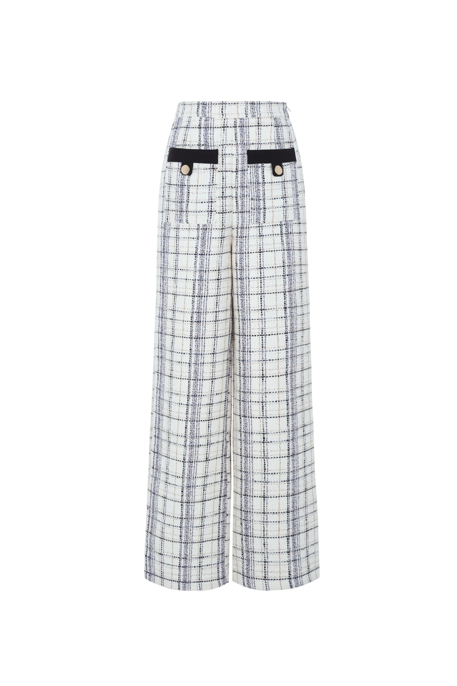 Brielle Tweed Pants in Ivory