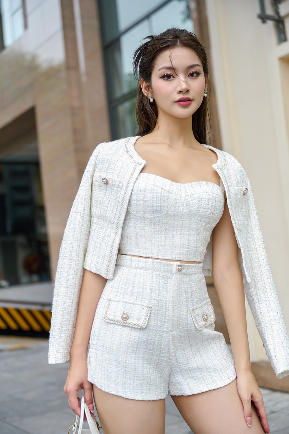 White gold jacket store
