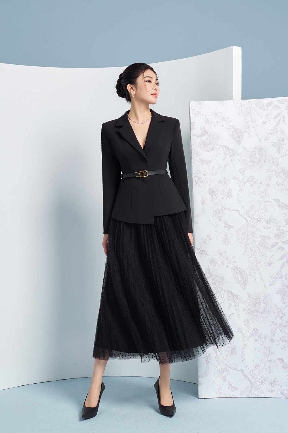 Avelle Blazer and Averie Skirt Set