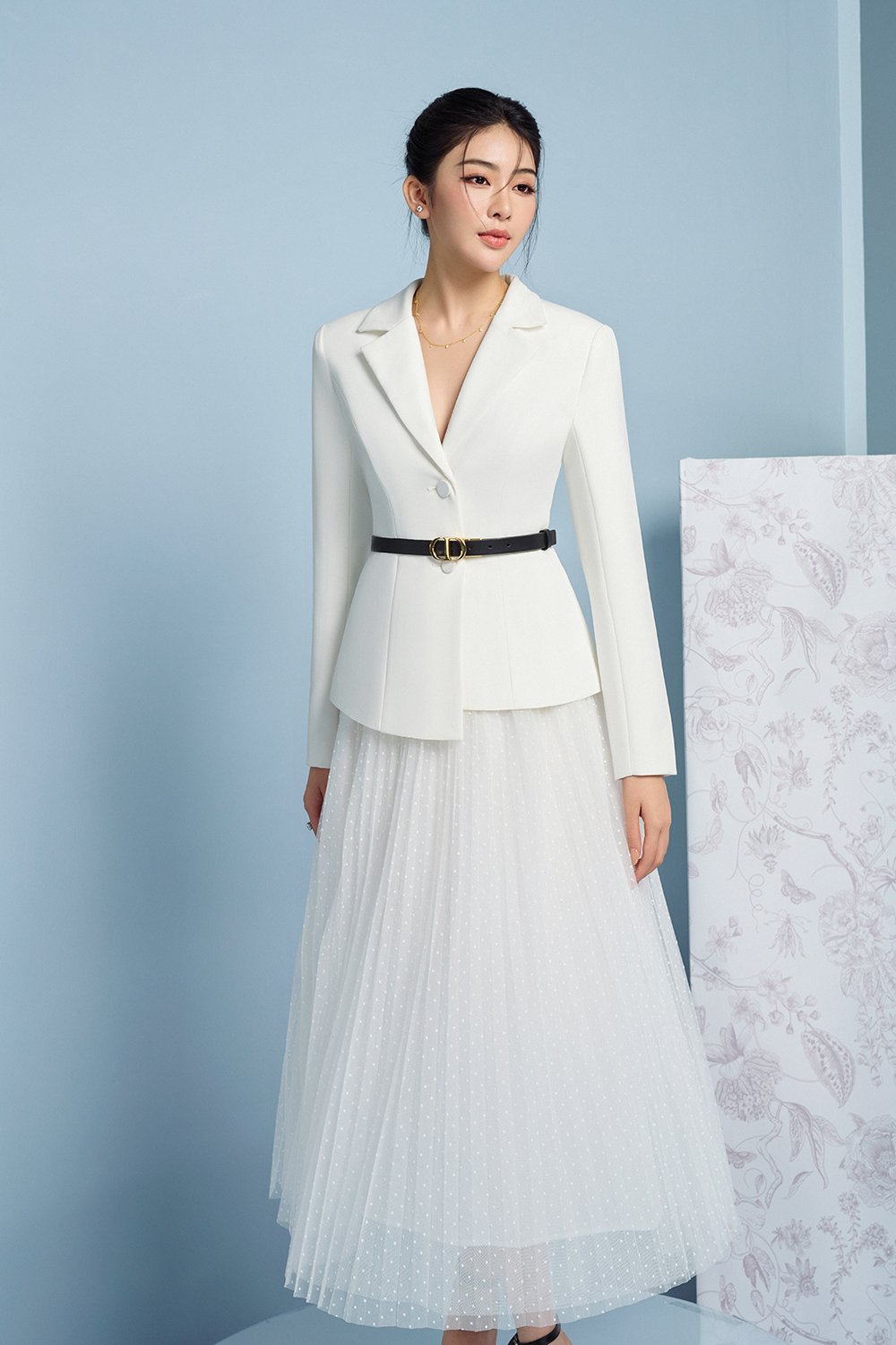 Avelle Blazer and Averie Skirt Set