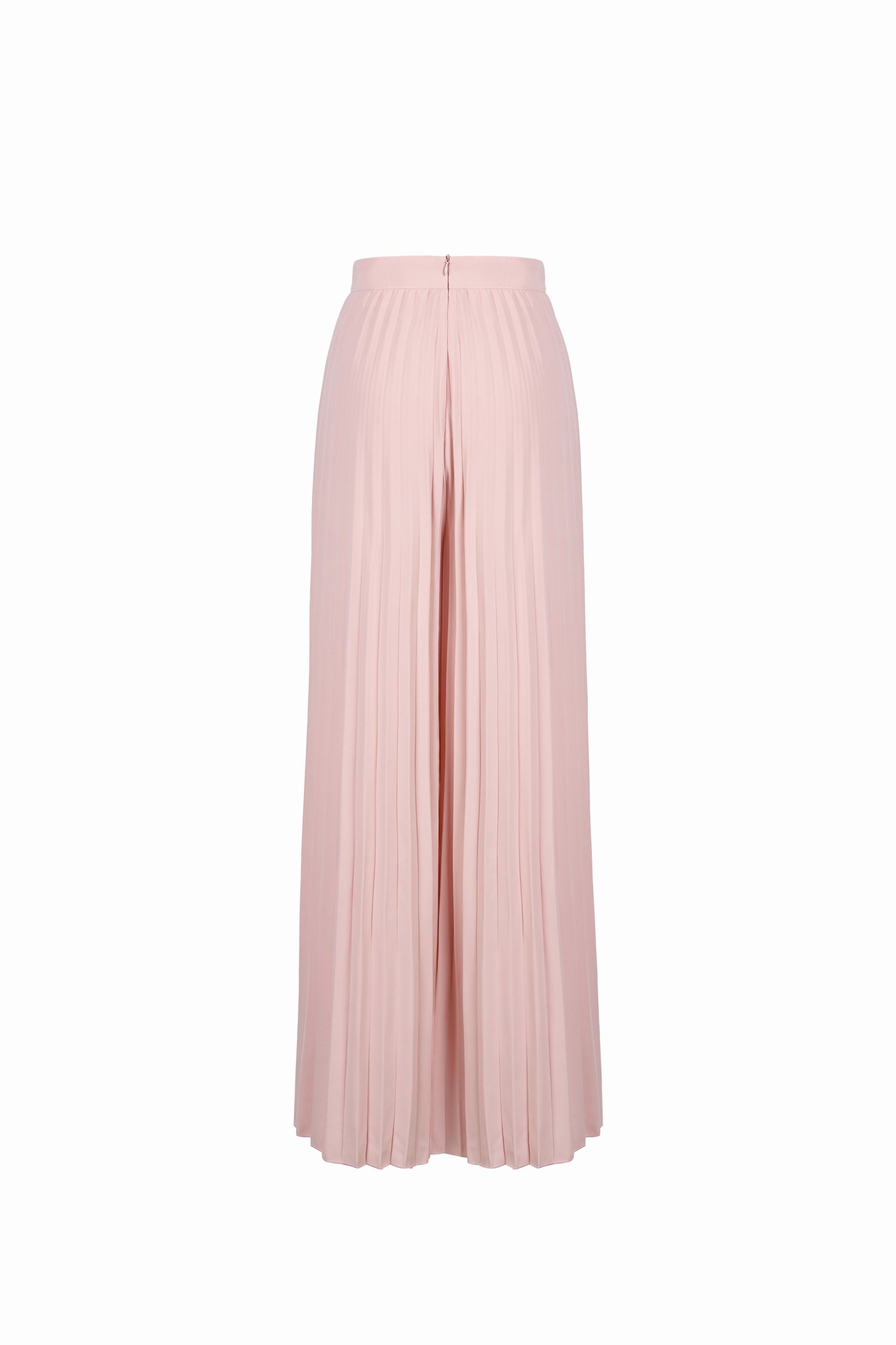 Callie Pleated High Waisted Pants in Teacup Rose