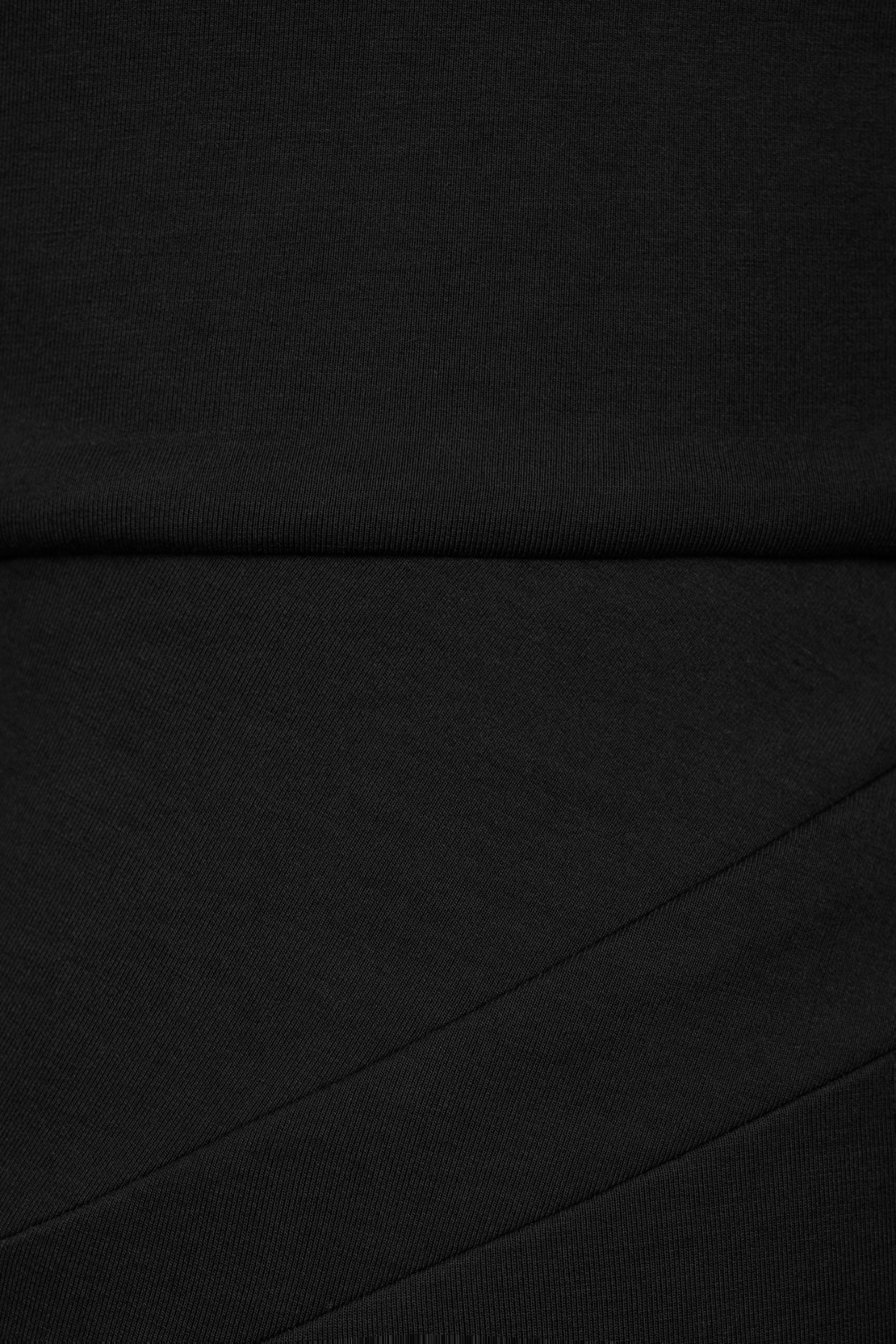 Odessa Asymmetric Origami Dress in Classic Black