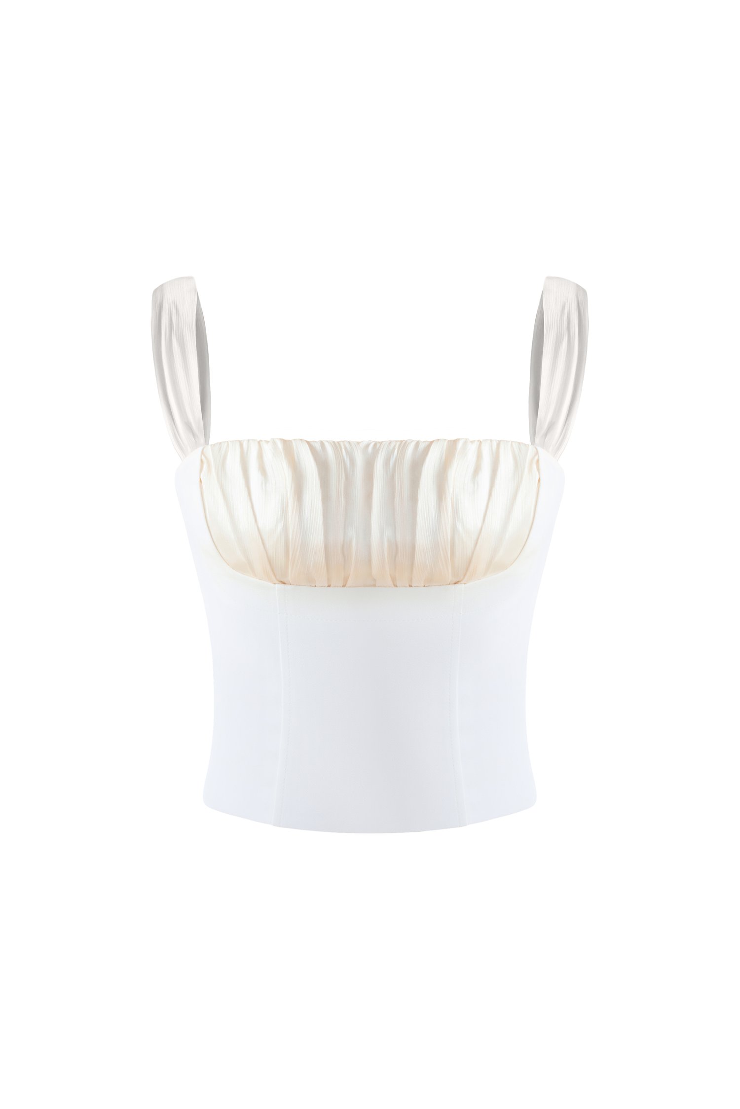 S&eacute;bire Romantic Top in Iconic White/ Ivory