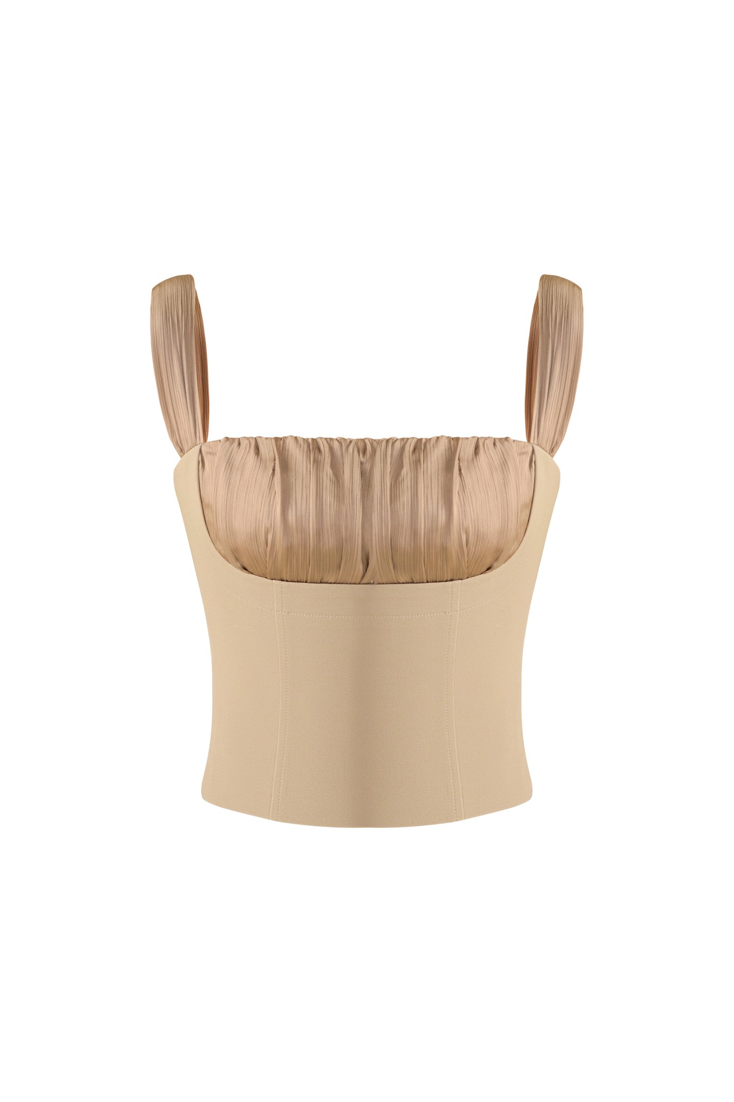 S&eacute;bire Romantic Top in Latte