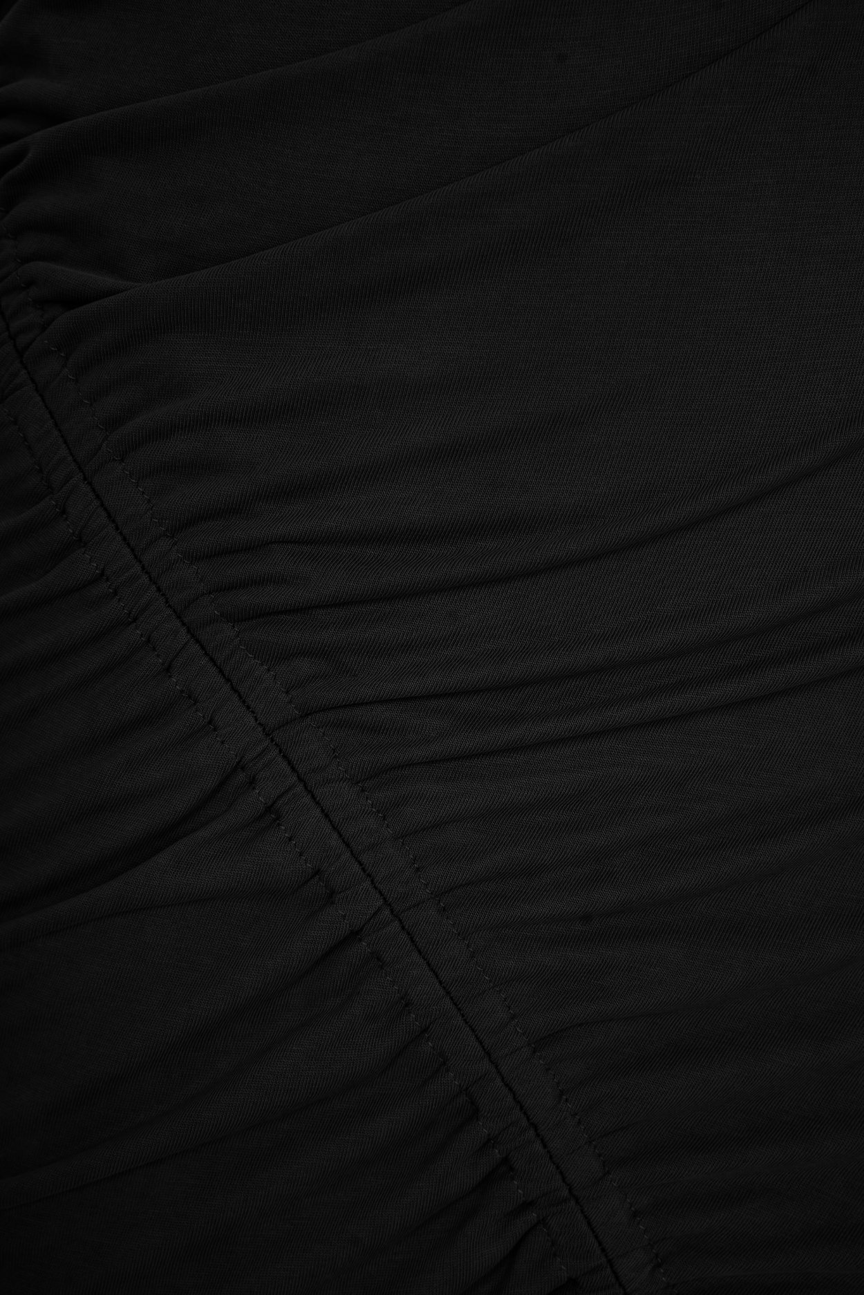 Meryl Drape Maxi Dress in Vintage Black