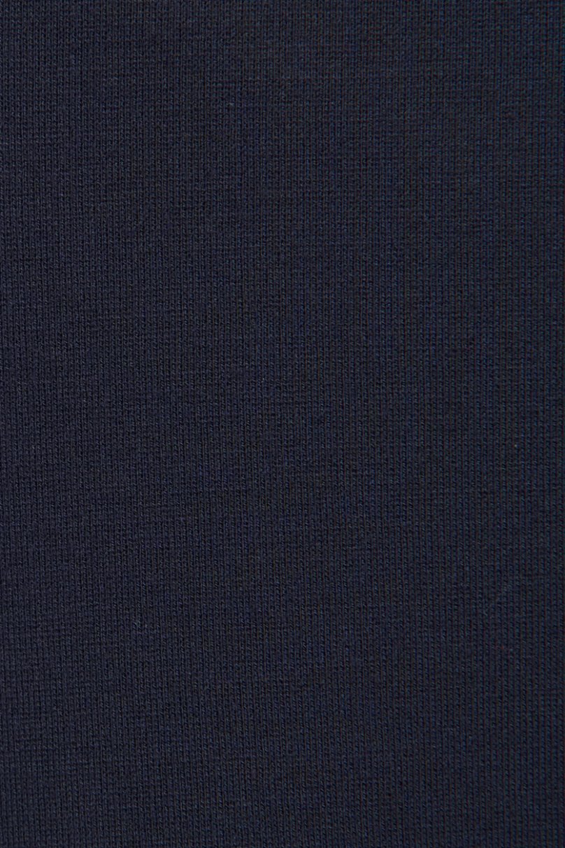 Arrietty Lace Puff Sleeves Ponte Pencil Dress in Navy Blue