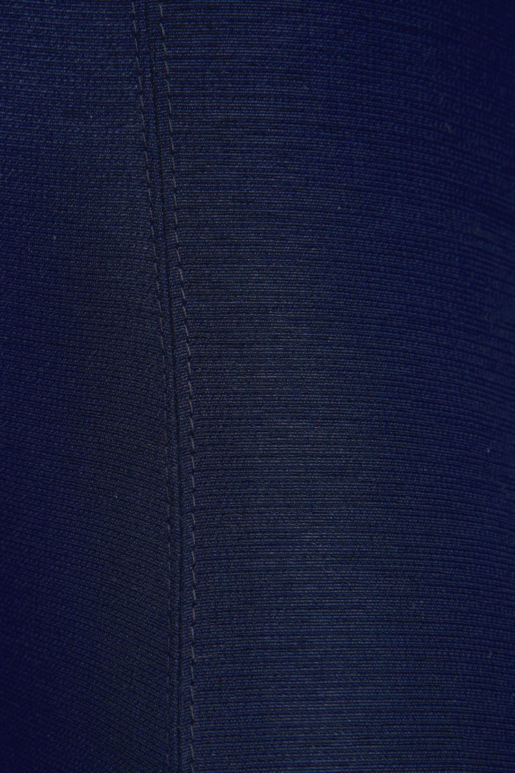 Cleo Asymmetrical Flare Mini Dress in Navy Blue