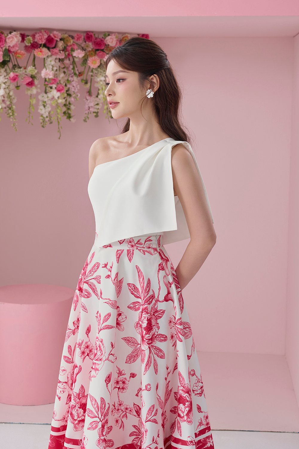 Enid Toga Top in Iconic White