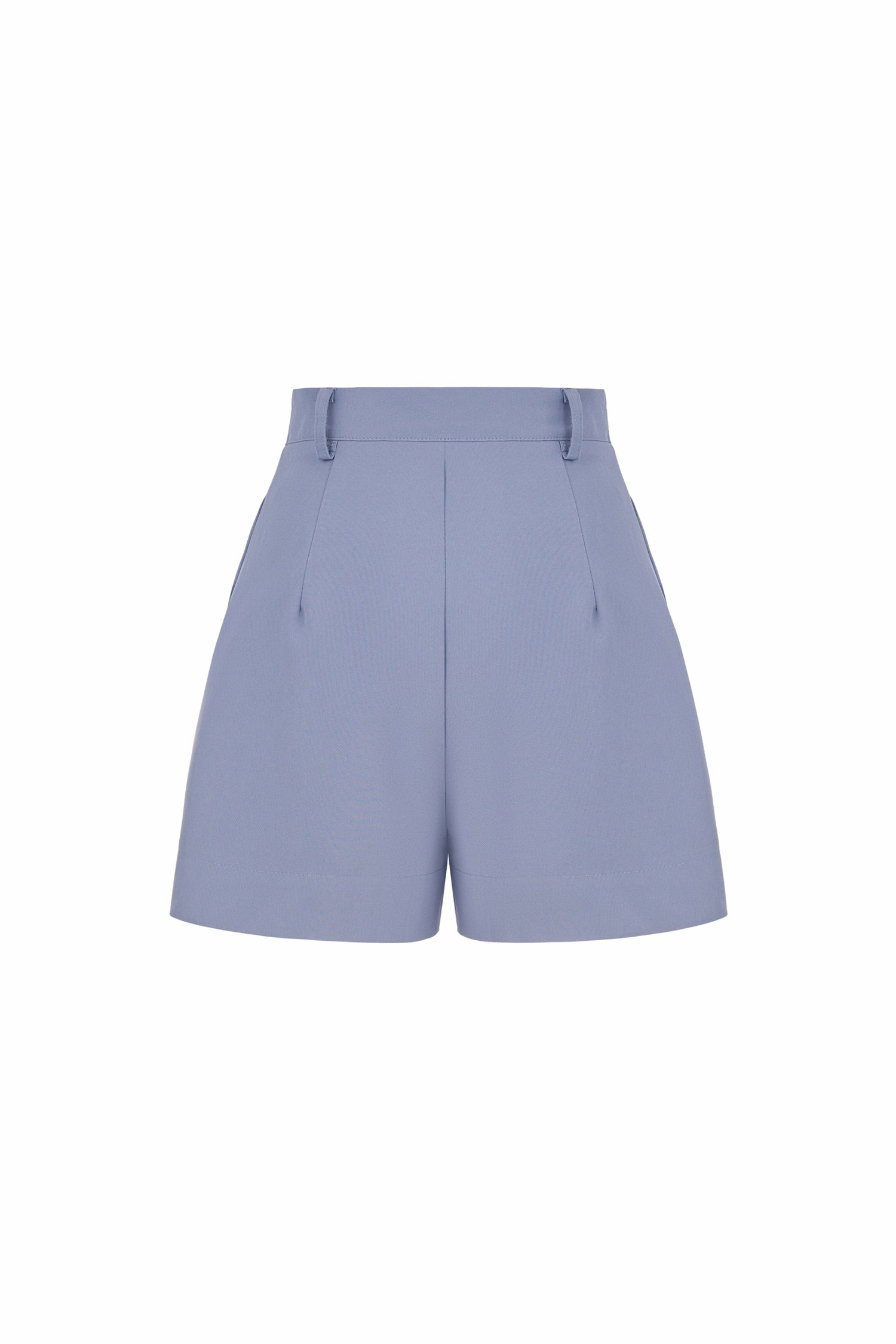 Harlyn A-line Shorts in Cadet Blue