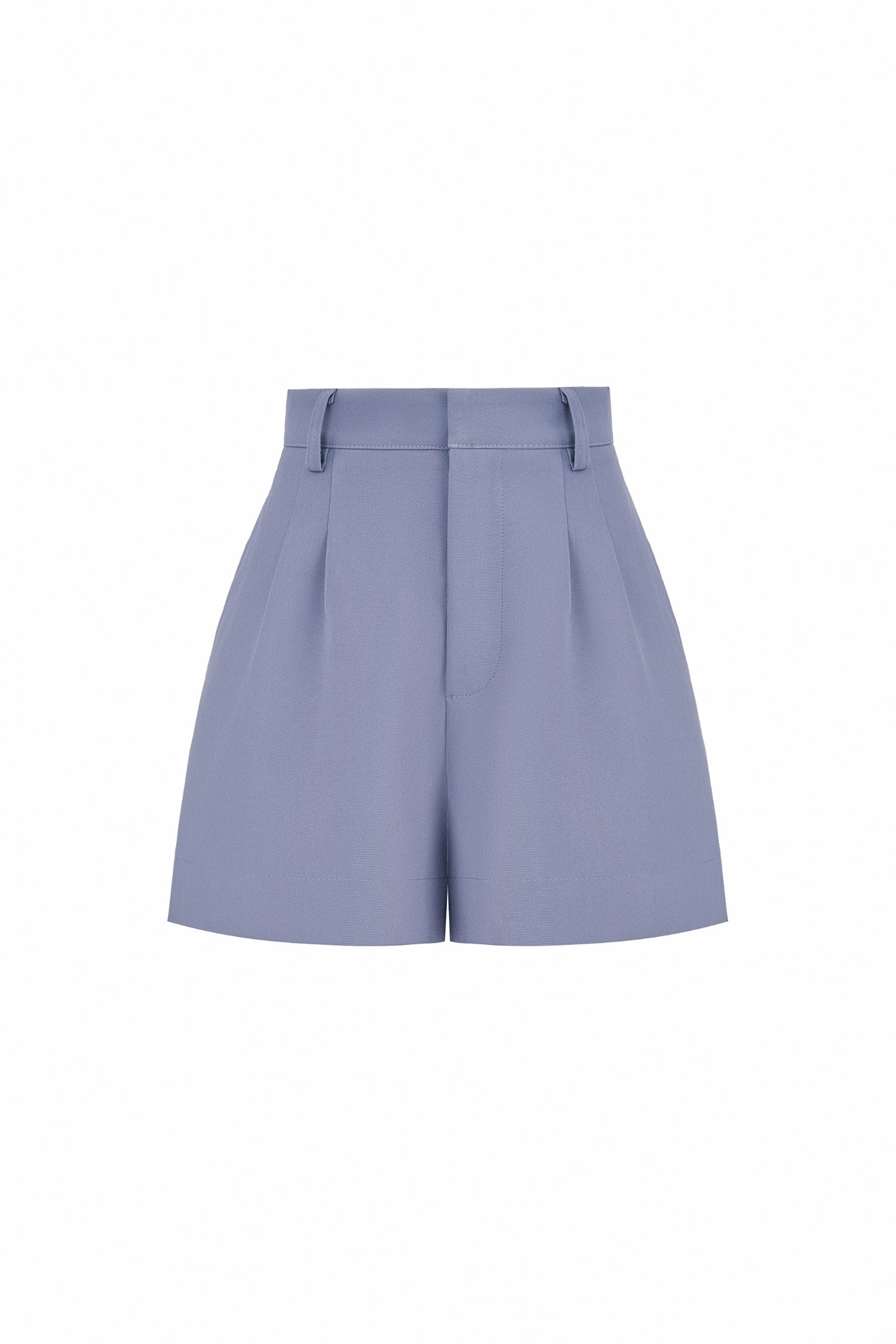 Harlyn A-line Shorts in Cadet Blue
