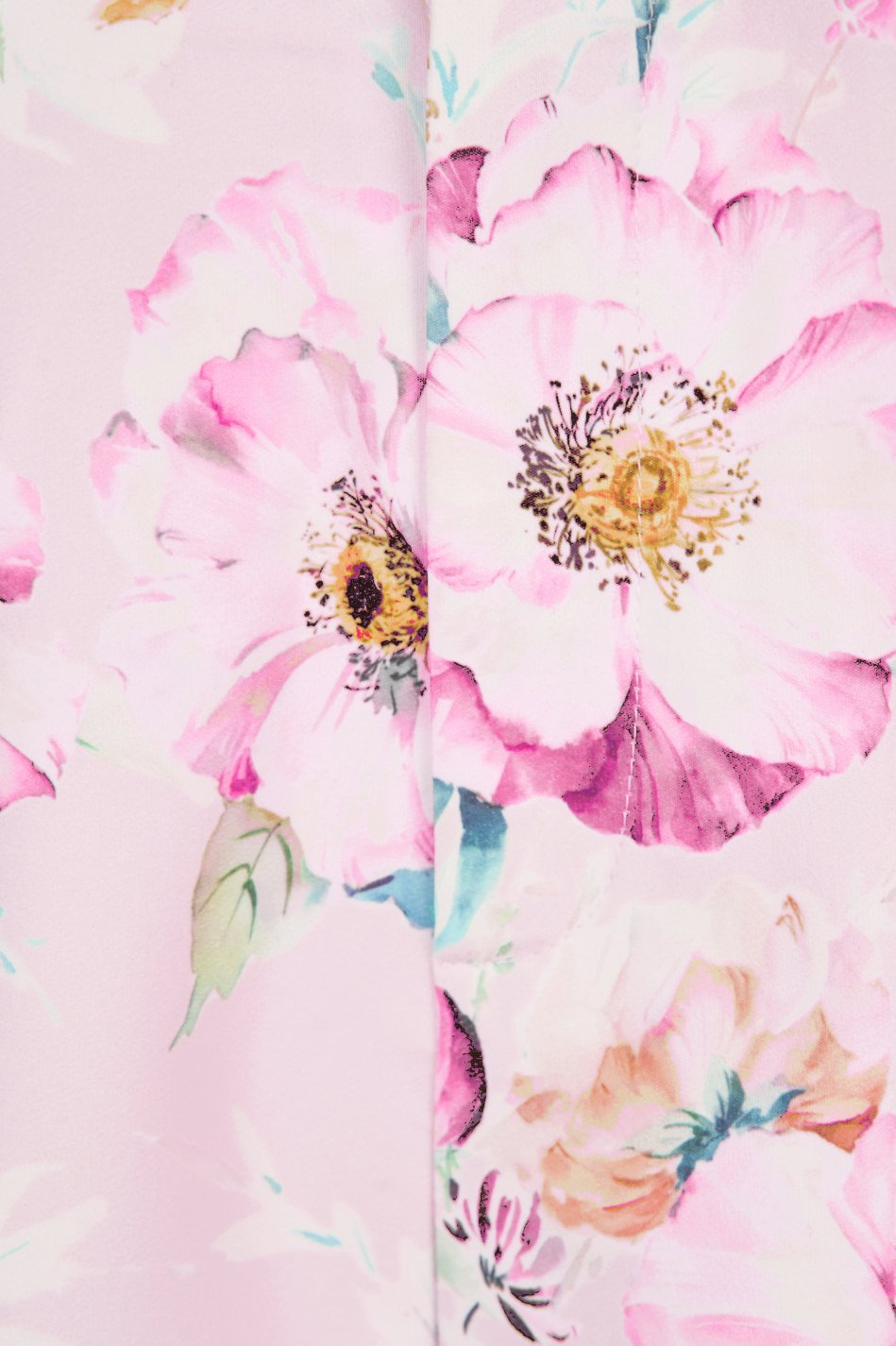 Kaelynn A-line Shorts in Pink Floral Painting