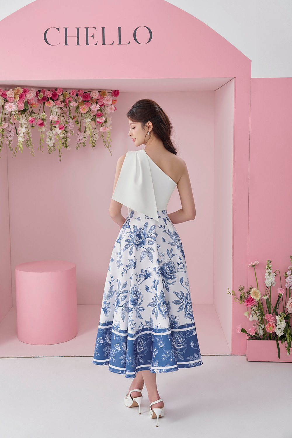 Enid Toga Top and Quinn Midi Skirt Set