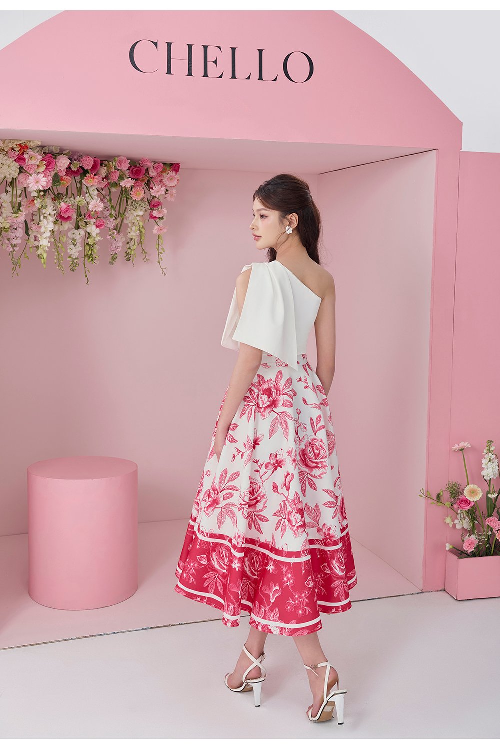 Enid Toga Top and Quinn Midi Skirt Set