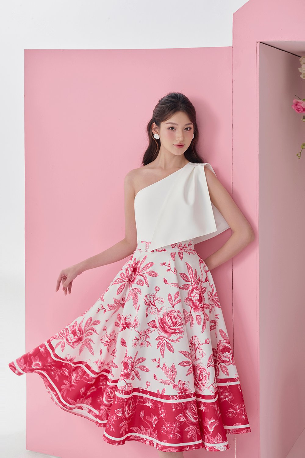 Enid Toga Top and Quinn Midi Skirt Set