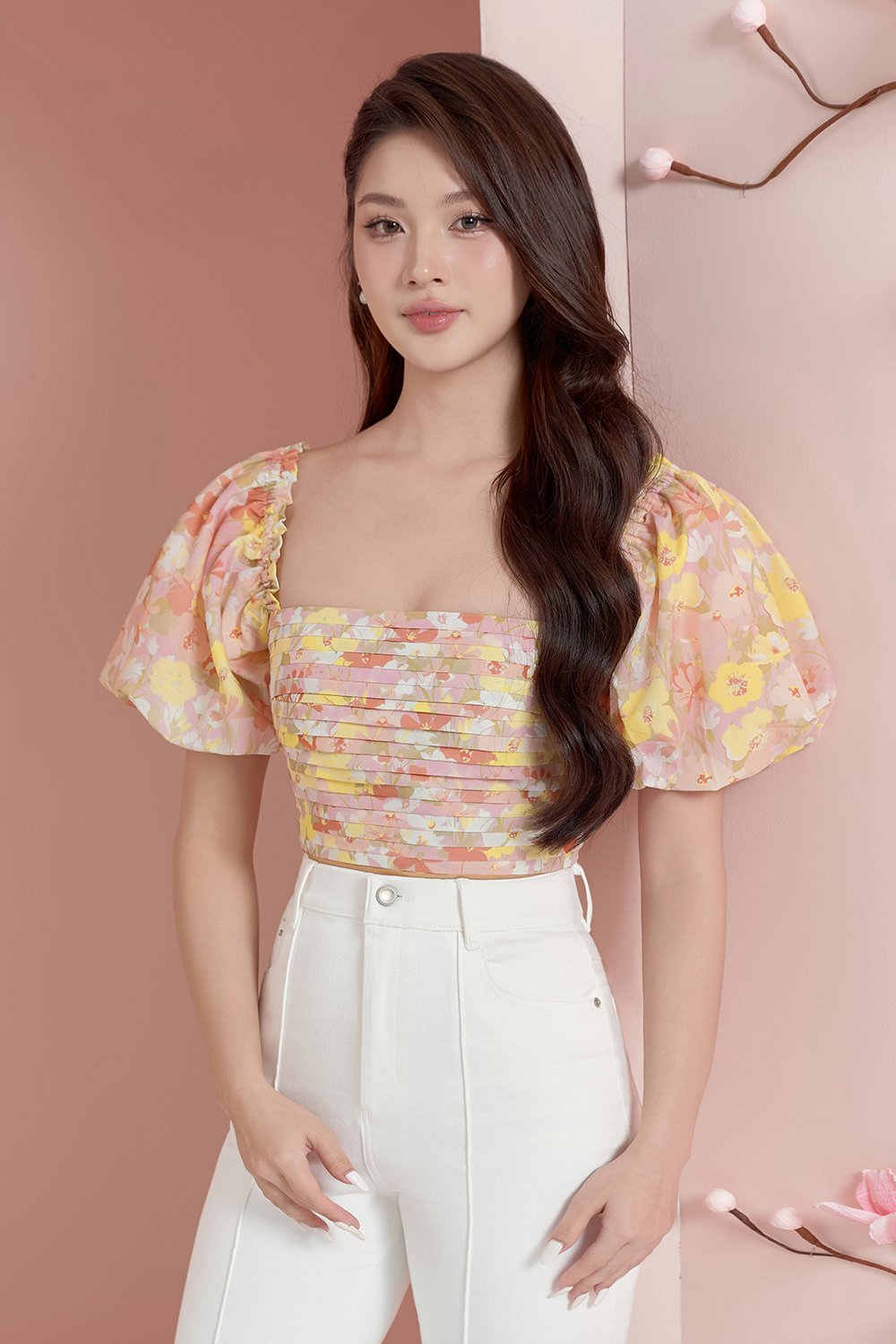 Selby Tapered High Waist Jeans in Iconic White