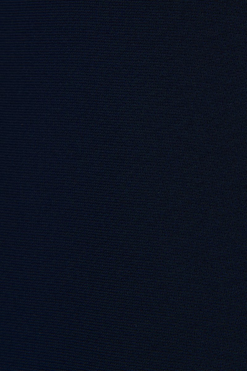 Zelda V-neckline Puff Sleeves Romper in Navy Blue