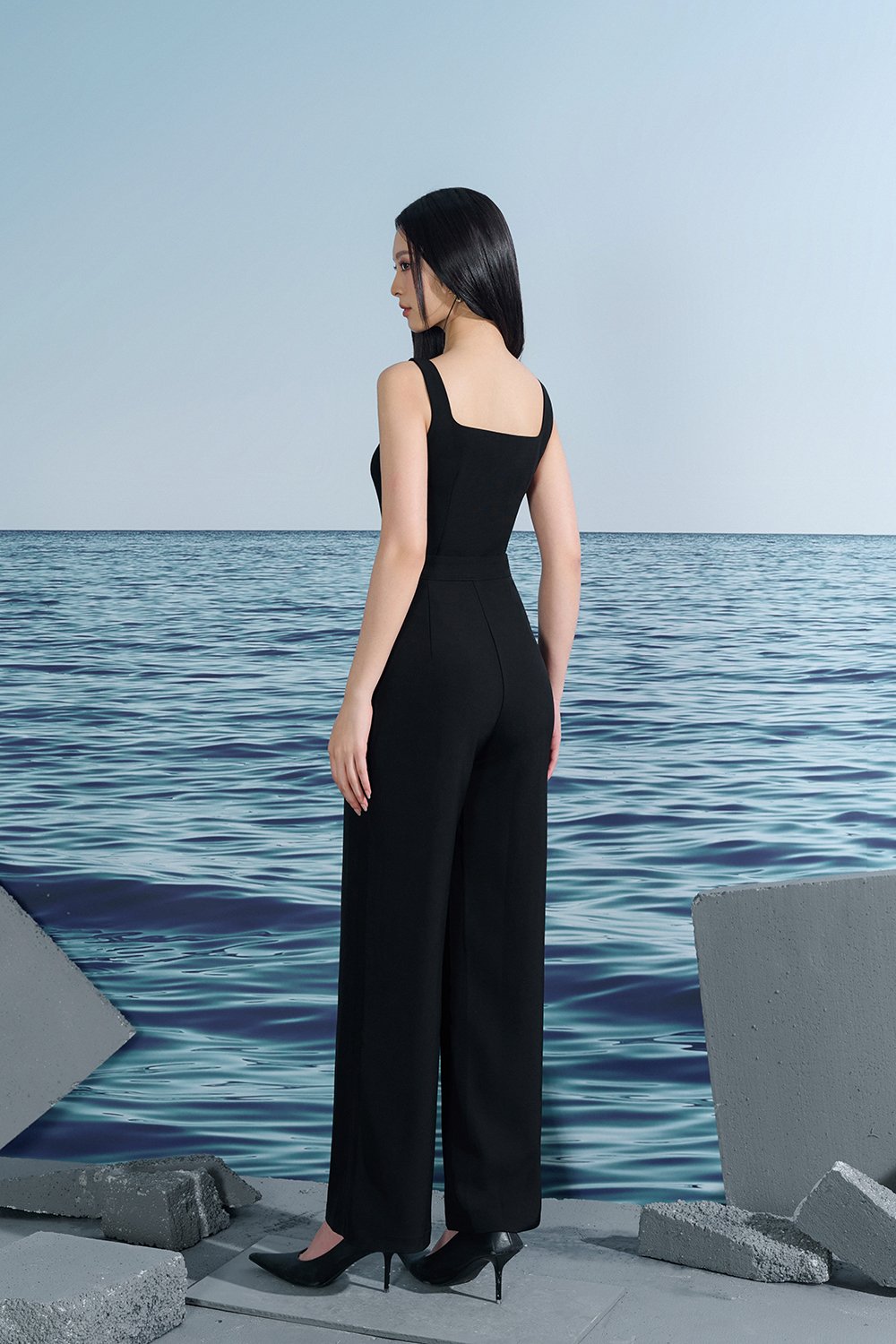 Millicent Straight Leg Pant In Classic Black