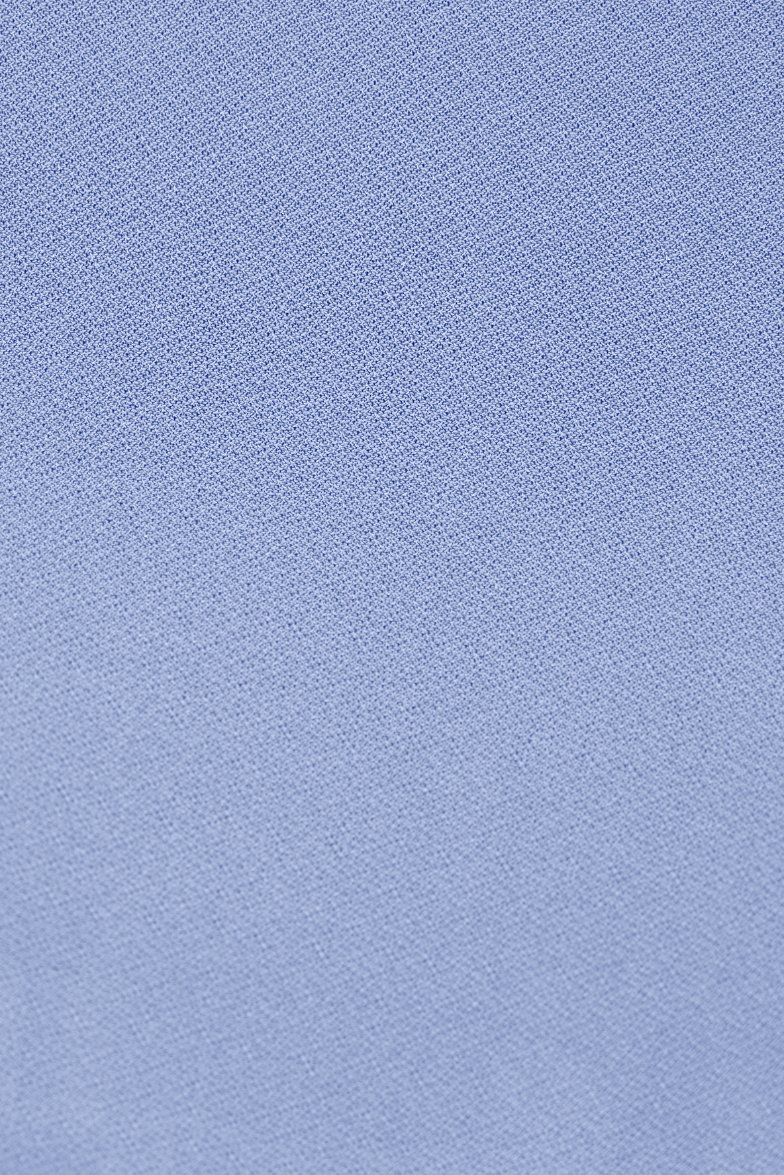 Nessa Padded Cap Sleeves Cropped Top in Periwinkle Blue