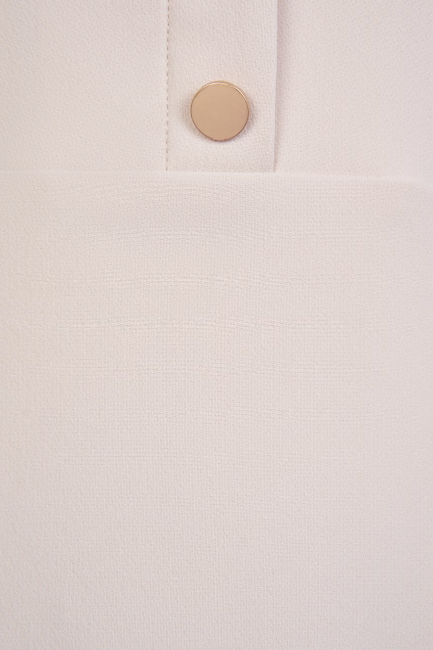 Penelope Tailored Pencil Dress In Magnolia Cream