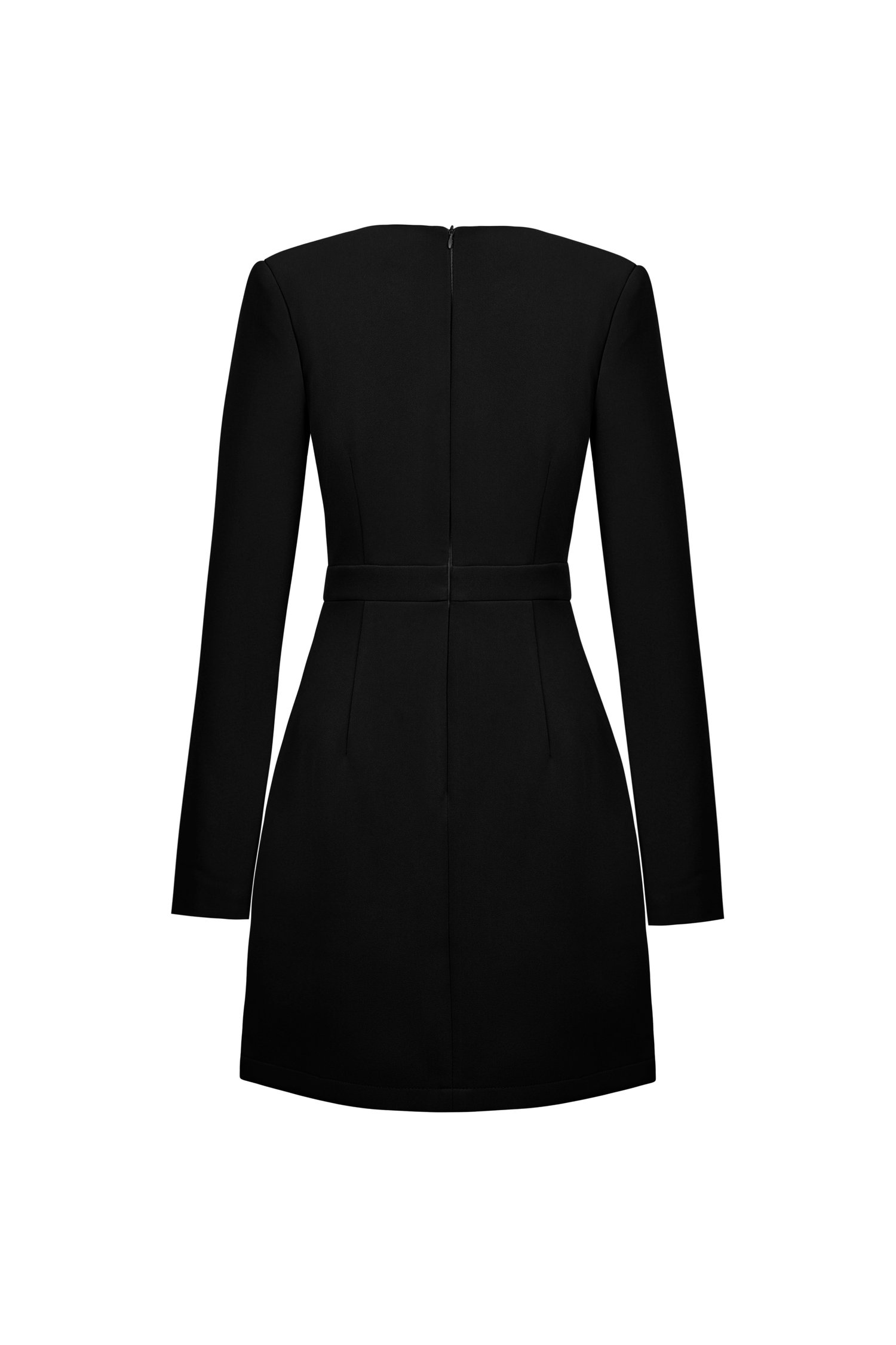 Sienna Sweetheart Mini Dress In Classic Black