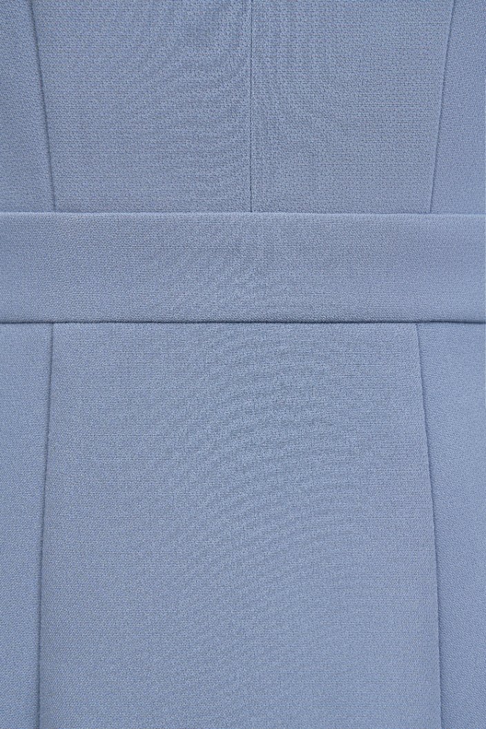 Sienna Sweetheart Mini Dress In Satin Blue