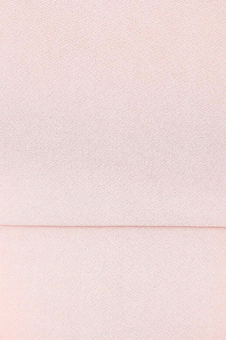 Tiana Padded Asymmetrical Cropped Top in Ballet Pink