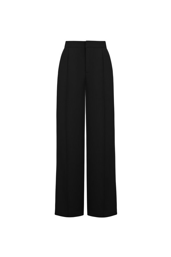 Millicent Straight Leg Pant In Classic Black