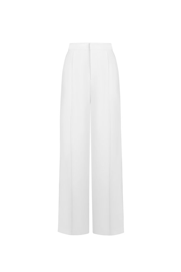 Millicent Straight Leg Pant In Iconic White 
