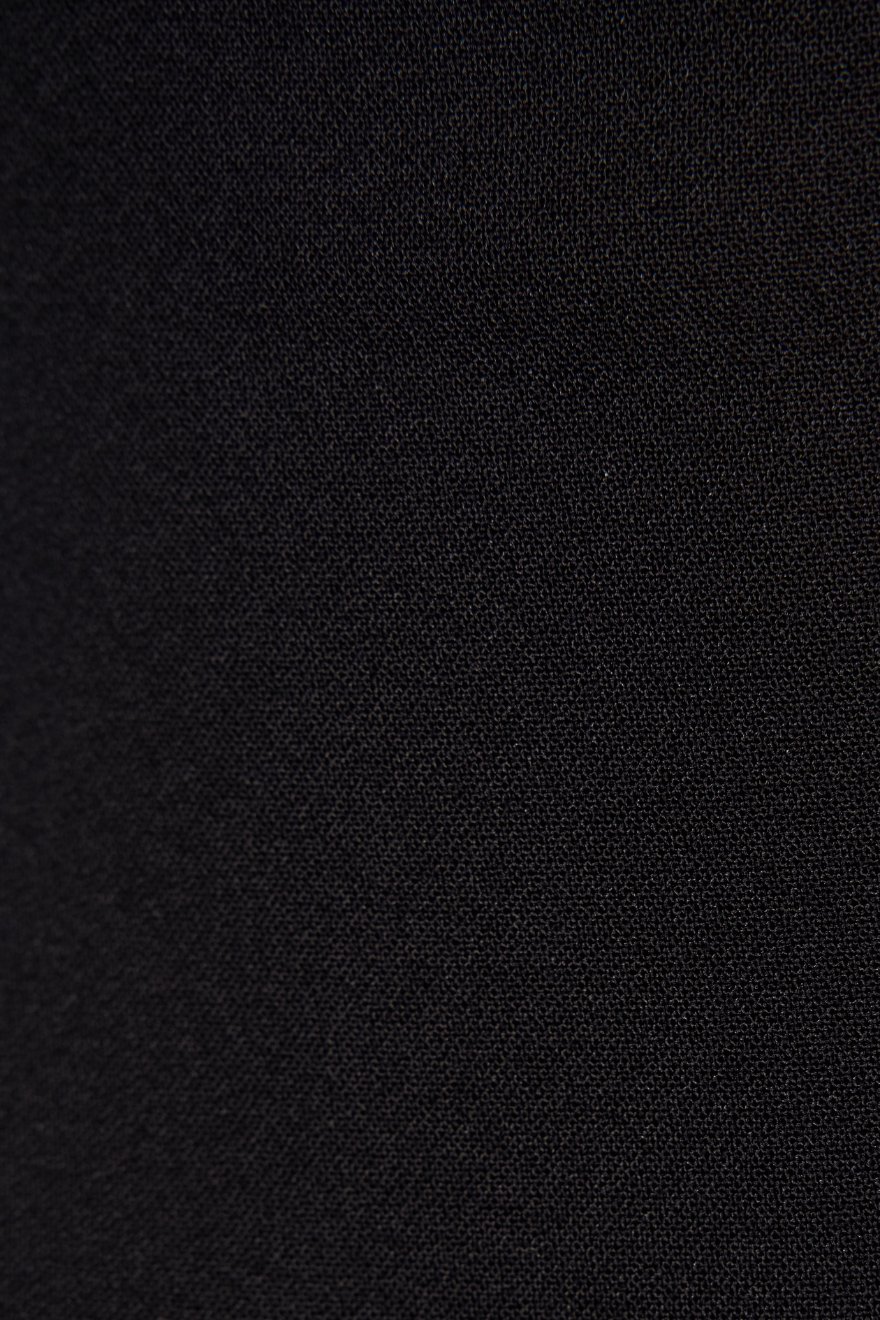 Edith Belted Tailored Vest Top In Classic Black