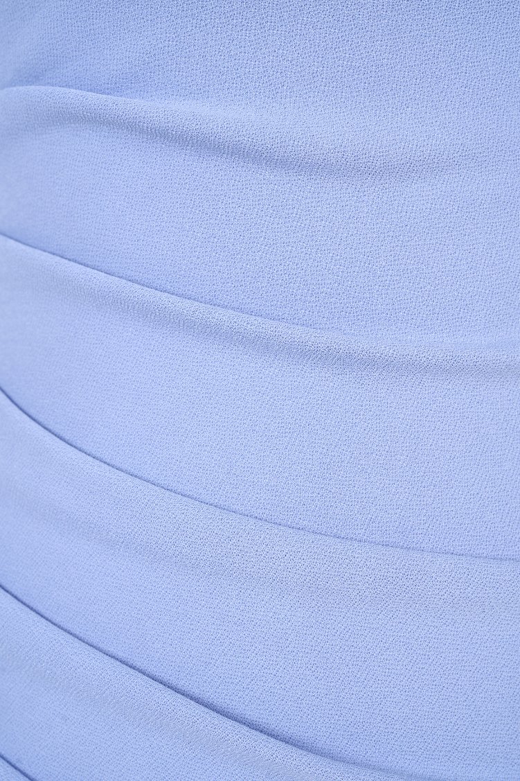 Eliana Padded Sweetheart Cap Sleeves Pencil Dress in Periwinkle Blue