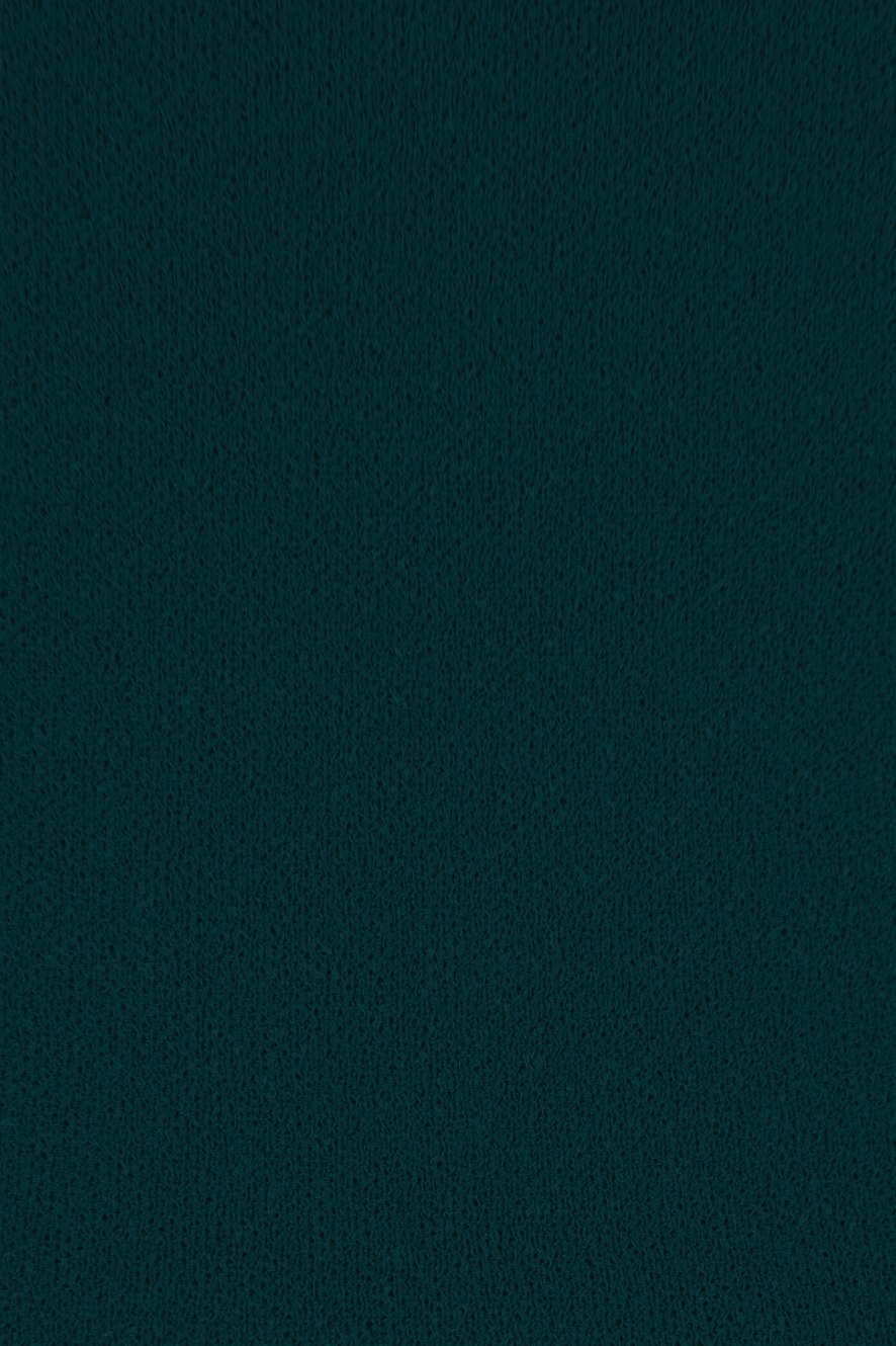 Galene Asymmetrical Draped Midi Dress in Forest Green