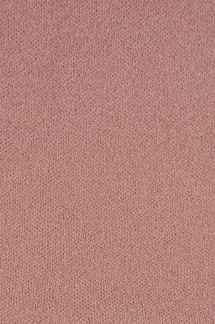 Galene Asymmetrical Draped Midi Dress in Nude Pink