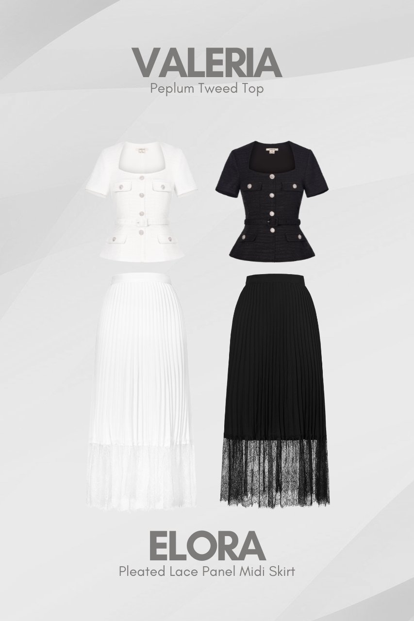 Valeria Top and Elora Skirt Set