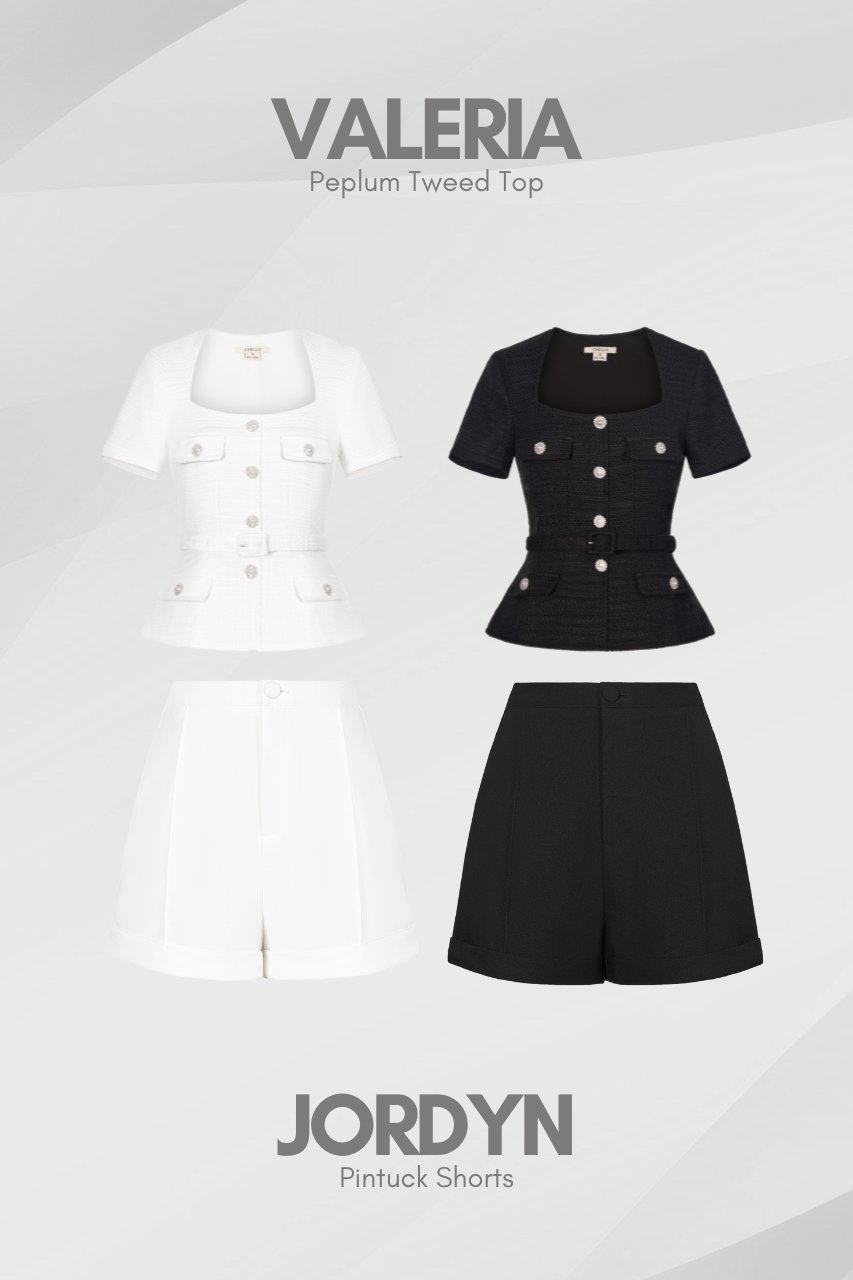 Valeria Top and Jordyn Shorts Set