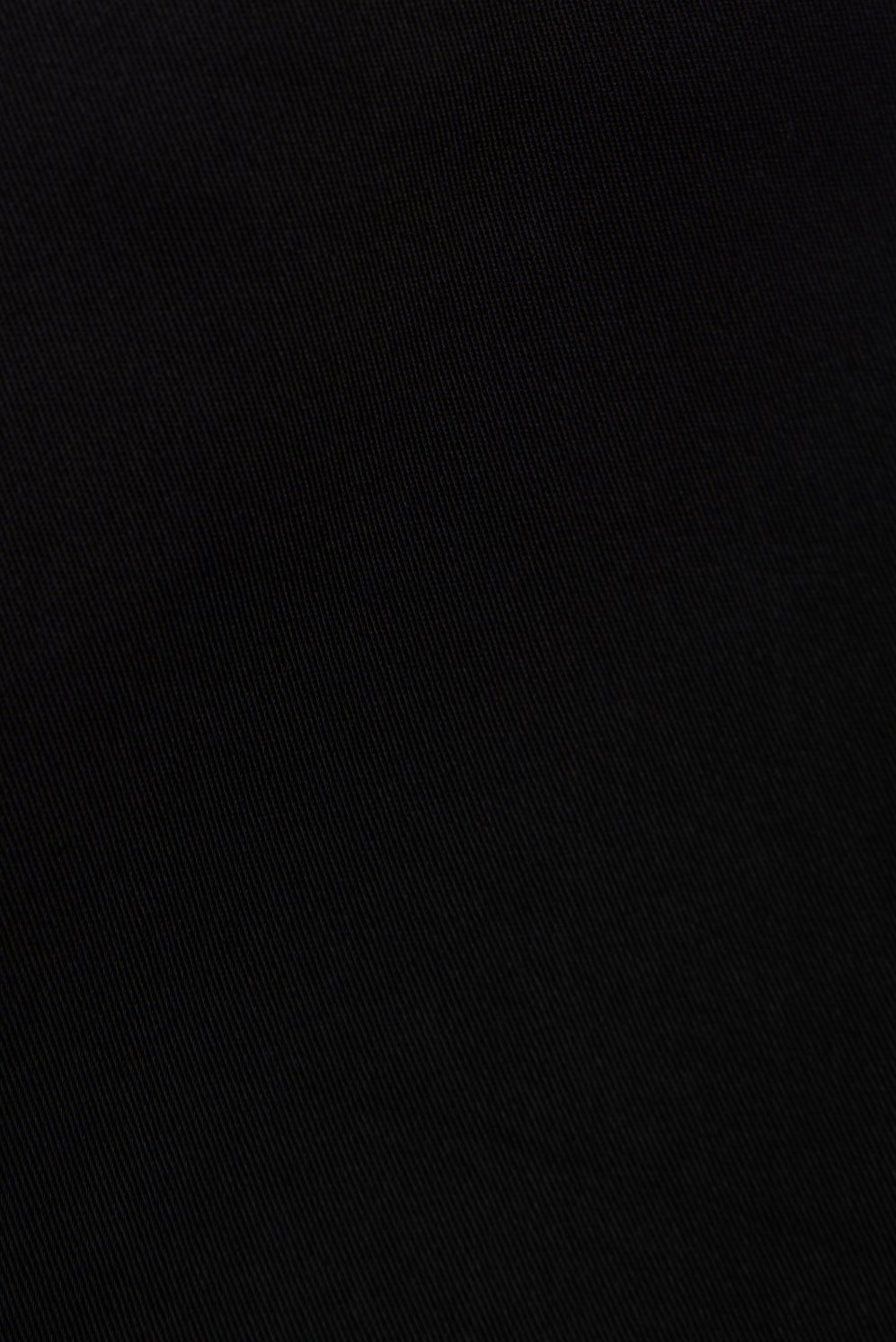 Brooke V-neck Lapel Shirt in Classic Black