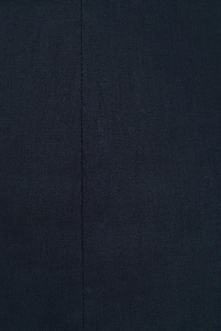 El&eacute;a 2-Way Puff Sleeves Mini Dress in Prussian Blue