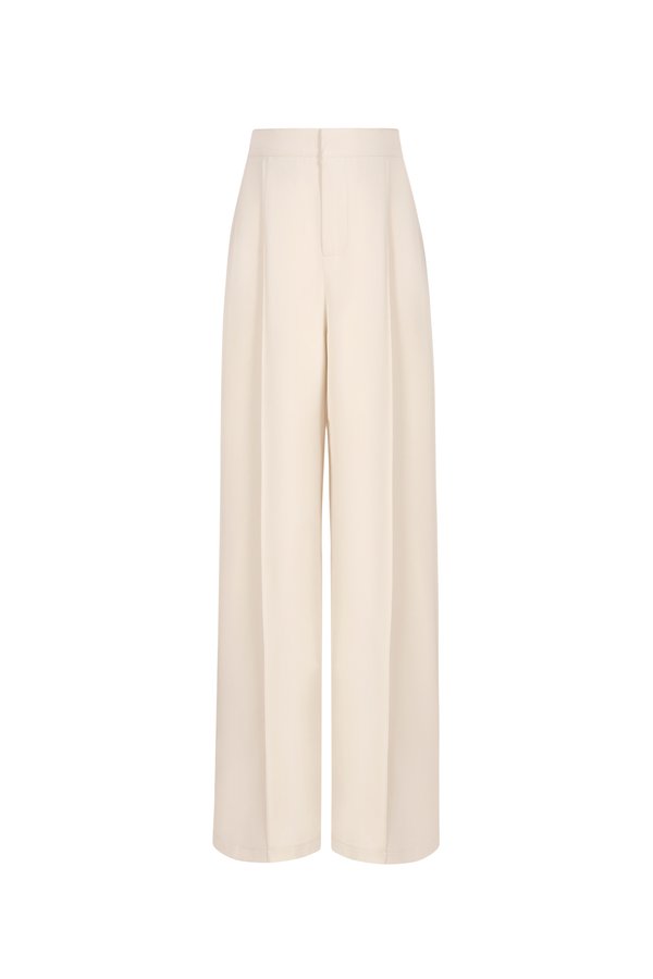 Millicent Straight Leg Pant in Light Bisque