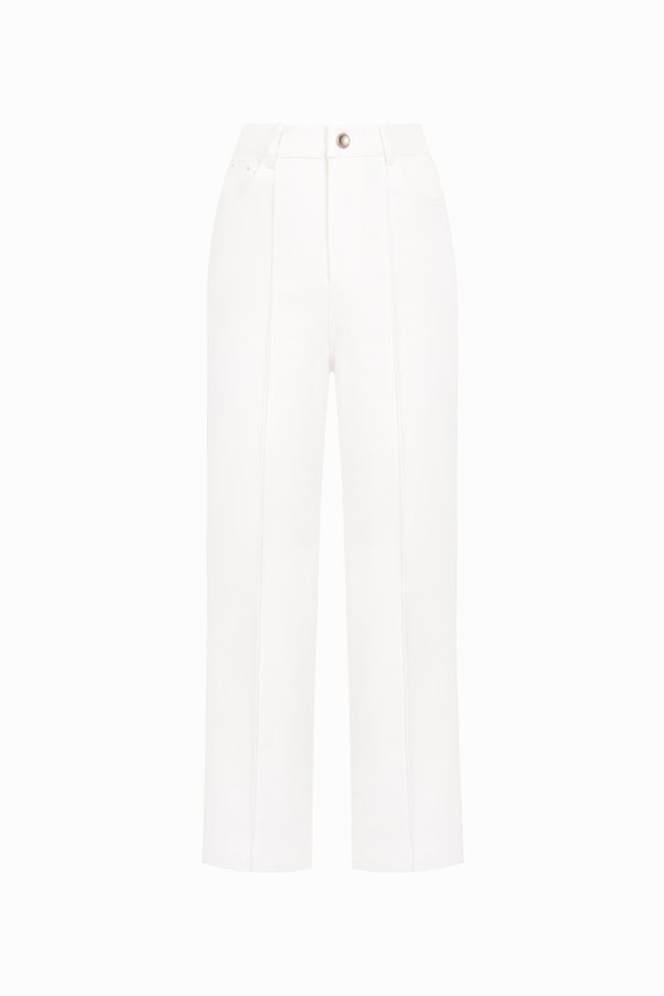 Selby Tapered High Waist Jeans in Iconic White