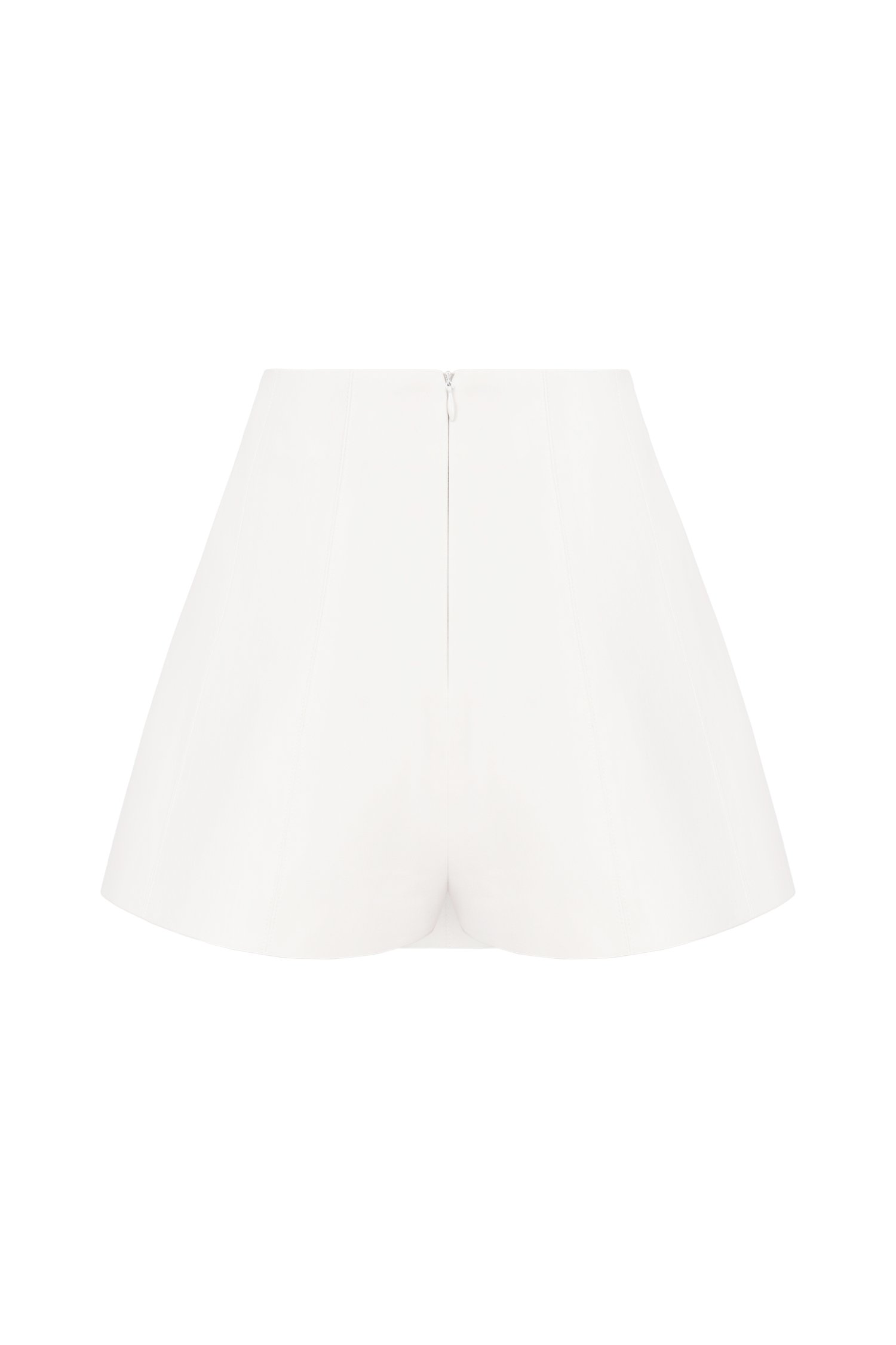 Arielle Topstitch Skort in Iconic White