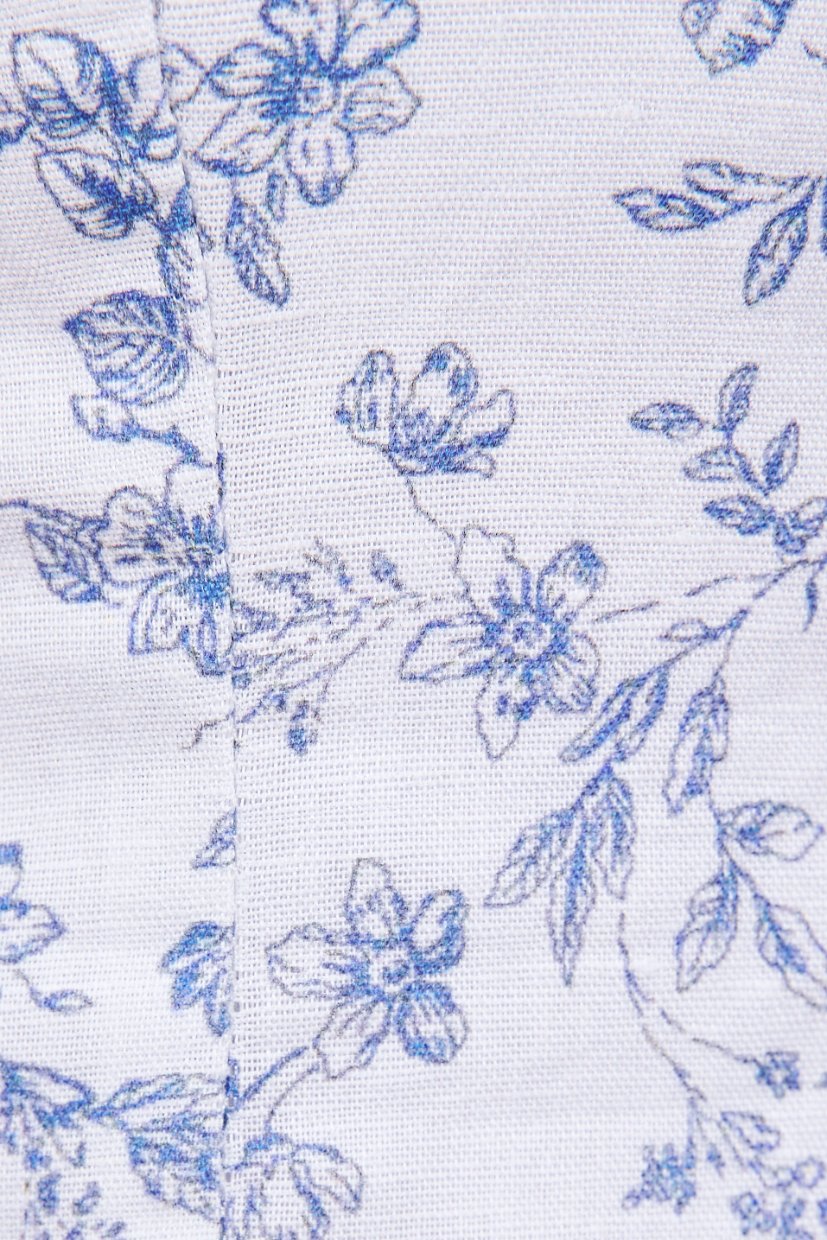 Bridgette Padded Hook & Eye Top in Trailing Blooms