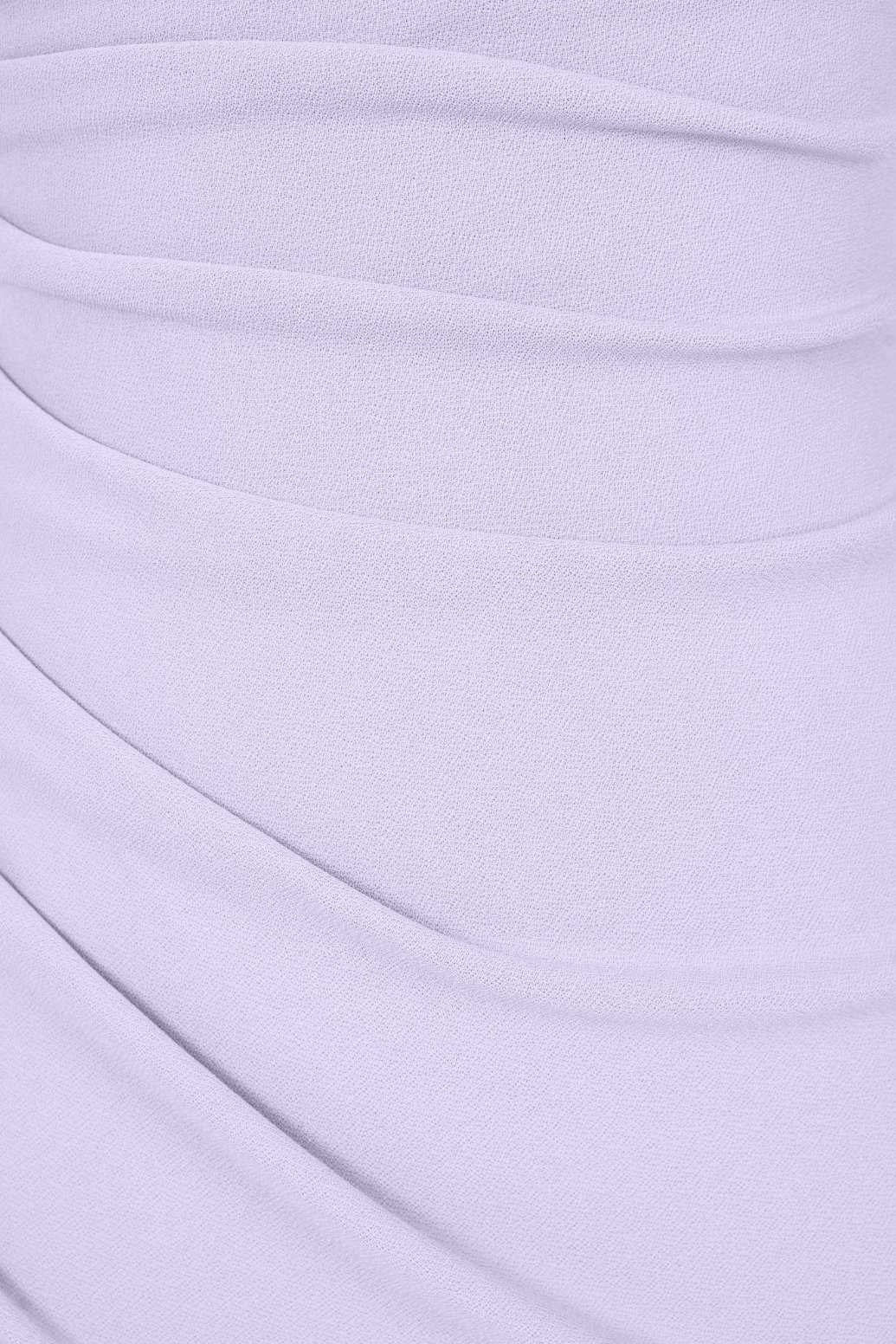 Clea Strappy wide U-neck Padded Ruched Dress in Wisteria