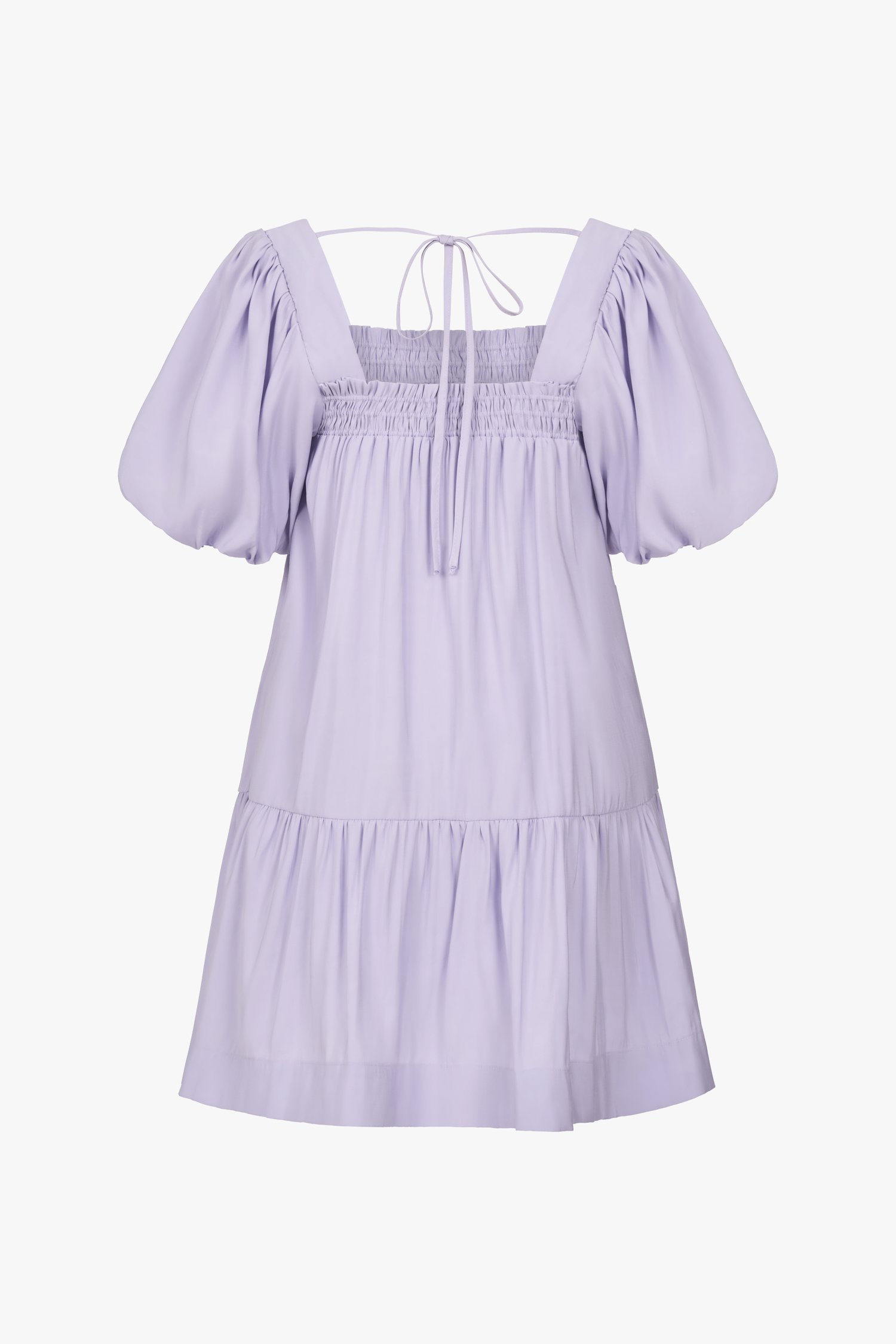Delilah Smock Mini Dress in Romantic Lilac