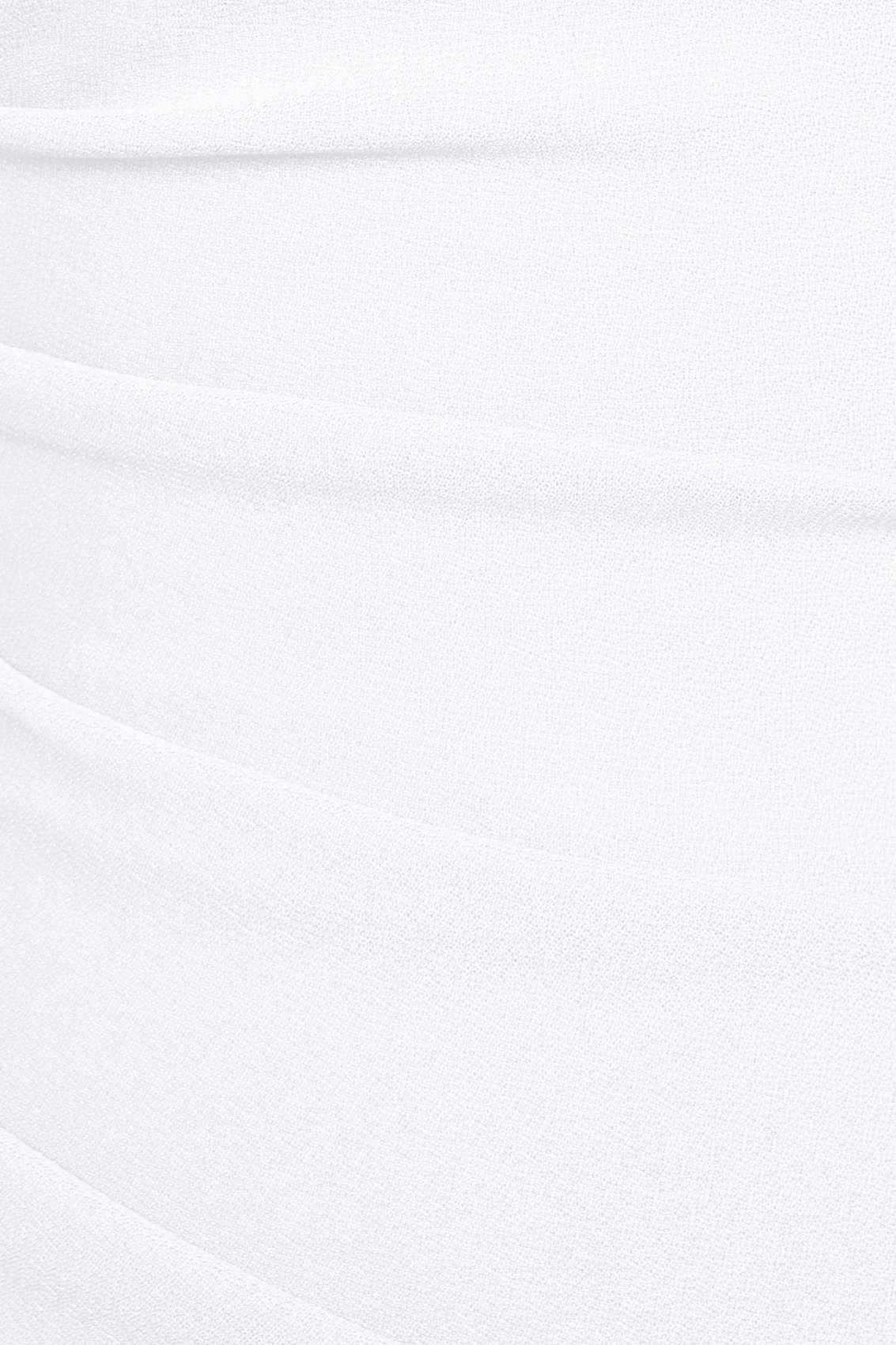 Janelle Crossover Halter Dress in Iconic White