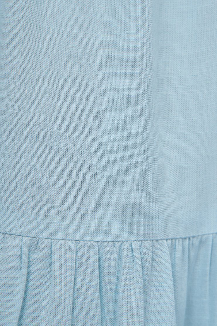 Aerilyn Belted Maxi Dress in Baby Blue