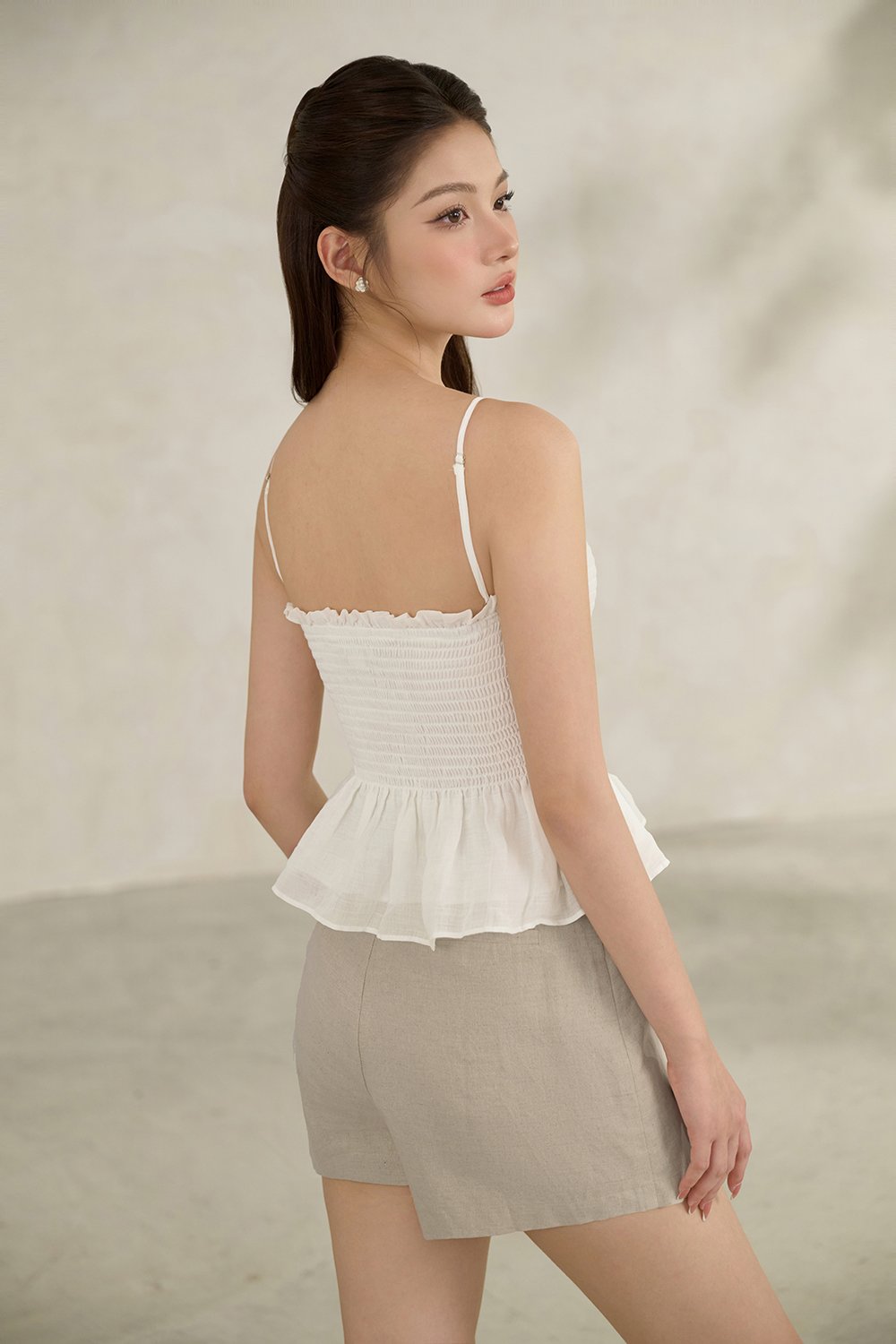 Thalia Top in Iconic White and Brienne Skort Set